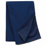 Serviette sport rafraîchissante - 100 cm x 30 cm PA578 - Icy Navy personnalisable - Vue de face
