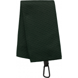 Serviette de golf nid d'abeille - 50 x 40 cm PA579 - Forest Green personnalisable - Vue de face