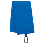 Serviette de golf nid d'abeille - 50 x 40 cm PA579 - Light Royal Blue personnalisable - Vue de face