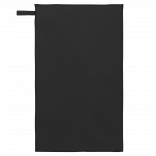 Serviette sport microfibre - 110 x 180 cm PA580 - Black personnalisable - Vue de face