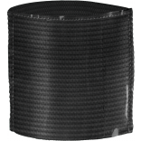 Brassard élastique porte-étiquette PA678 - Black personnalisable - Vue de face