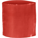 Brassard élastique porte-étiquette PA678 - Sporty Red personnalisable - Vue de face