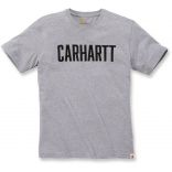 T-SHIRT LOGO BLOCK CARHARTT® Heather Grey - S