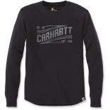 T-shirt manches longues avec logo Vintage Black - S