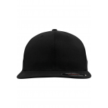 Casquette Flexfit Flat Visor FL6277FV - BLACK personnalisable - Vue de face