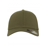Casquette Flexfit Wooly Combed FL6277 - OLIVE personnalisable - Vue de face