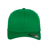 Casquette Flexfit Wooly Combed FL6277 - PEPPER GREEN personnalisable - Vue de face