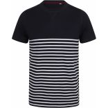 T-SHIRT BRETON À MANCHES COURTES Navy / White