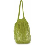 Sac filet à provision en coton Burnt Lime