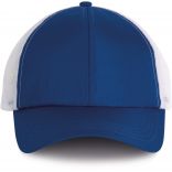 Casquette Sport en filet doux Royal Blue / White