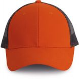 Casquette Trucker - 6 panneaux Spicy Orange / Dark Grey