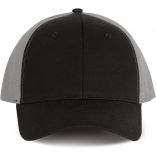 Casquette Snapback - 6 panneaux Black / Grey Melange