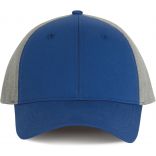 Casquette Snapback - 6 panneaux Royal Blue / Grey Melange