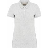 Polo vintage manches courtes femme Ash Heather - XS