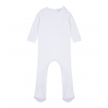 Pyjama manches longues coton biologique LW650 - White personnalisable - Vue de face