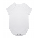 Body manches courtes coton biologique LW655 - White personnalisable - Vue de face