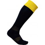 Chaussettes sport bicolores Black / Sporty Yellow - 31/34 EU