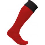 Chaussettes sport bicolores Sporty Red / Black - 35/38 EU
