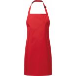 Tablier à bavette imperméable "Essential"  Red - Child