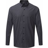 Chemise vichy gros carreaux PR252 - Steel / Black