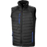 Gilet softshell rembourré black compass recyclé R238X - Black / Royal Blue
