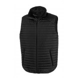 Bodywarmer THERMOQUILT recyclé R239X - Black personnalisable - Vue de face