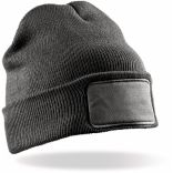  Bonnet imprimable double Tricot Grey