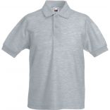Polo enfant 65/35 SC63417 - Heather Grey
