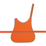 Gilet réfléchissant pour chien YHVDW15 - Hi Vis Orange personnalisable - Vue de face