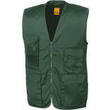 Gilet Safari R045X - Lichen Green personnalisable - Vue de face