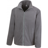 Veste micropolaire R114 - Charcoal personnalisable - Vue de face