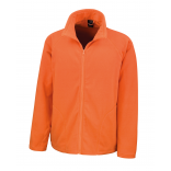 Veste micropolaire R114 - Orange personnalisable - Vue de face