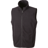Gilet micro polaire R116X - Black personnalisable - Vue de face