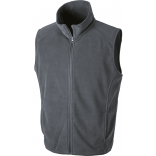 Gilet micro polaire R116X - Charcoal personnalisable - Vue de face