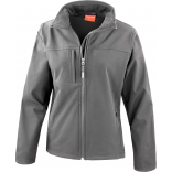 Veste softshell femme R121F - Grey personnalisable - Vue de face