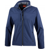 Veste softshell femme R121F - Navy personnalisable - Vue de face