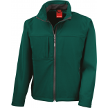 Veste softshell homme R121 - Bottle Green personnalisable - Vue de face