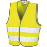Gilet de sécurité enfant R200J - Fluorescent Yellow personnalisable - Vue de face