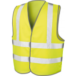 Gilet de sécurité High Viz Motorway R201X - Fluorescent Yellow personnalisable - Vue de face