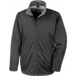 Veste softshell R209X - Black personnalisable - Vue de face
