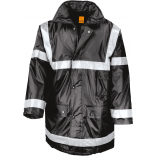 Parka "Management" R23 - Black personnalisable - Vue de face