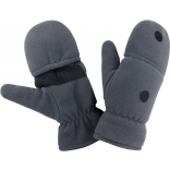 Mitaines - moufles antidérapantes R363X - Grey personnalisable - Vue de face