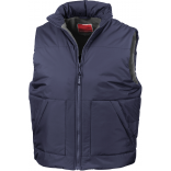 Bodywarmer doublé polaire R44 - Navy personnalisable - Vue de face