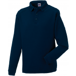 Sweat-shirt Heavy Duty col polo RU012M - French Navy personnalisable - Vue de face