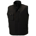 Bodywarmer Heavy Duty RU014M - Black personnalisable - Vue de face
