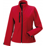 Veste softshell femme RU140F - Classic Red personnalisable - Vue de face