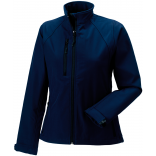 Veste softshell femme RU140F - French Navy personnalisable - Vue de face
