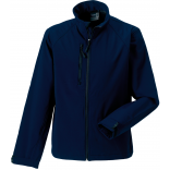 Veste softshell homme RU140M - French Navy personnalisable - Vue de face