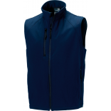 Bodywarmer softshell homme RU141M - French Navy personnalisable - Vue de face