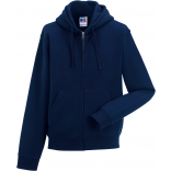 Sweat-shirt zippé capuche Authentic homme RU266M - French Navy personnalisable - Vue de face